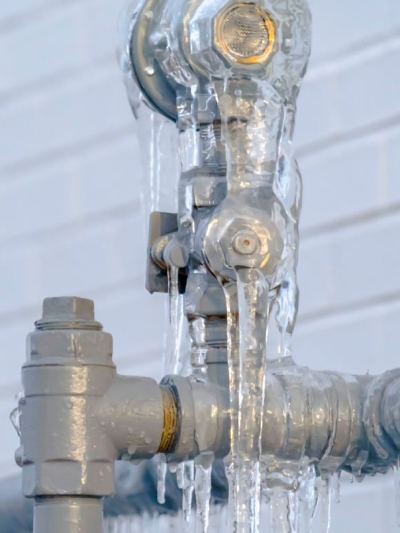 Frozen pipe