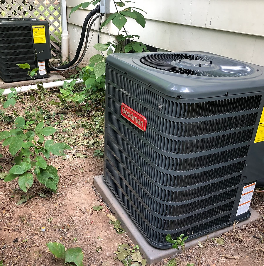 Recently finished AC repair project in Fargo, ND