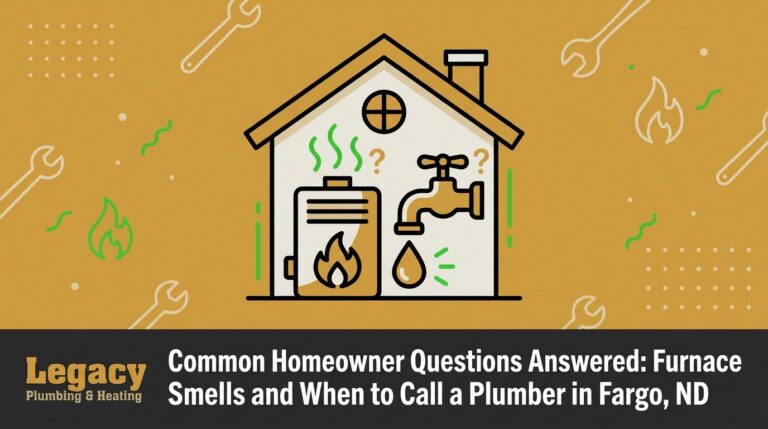 Common Homeowner Questions Answered: Furnace Smells and When to Call a Plumber in Fargo, ND — featured image